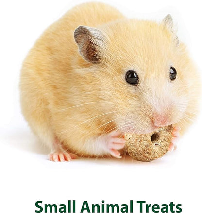 Kaytee Timothy Biscuits Baked Treat for Pet Guinea Pigs, Rabbits & Other Small Animals, Carrot, 4 oz (Pack of 2)