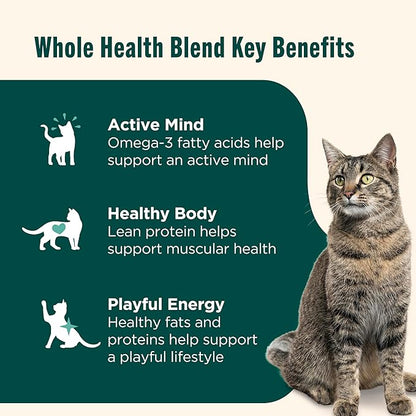 Nutrish Grain Free Wet Cat Food Chicken & Liver Recipe Whole Health Blend with Real Shredded Chicken & Chicken Liver Morsels in Sauce Wet Cat Food, 2.8 oz. Cup (Rachael Ray) (Pack of 24)