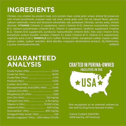 Purina ONE Plus Whole Body Support with Chicken Dry Dog Food - 4 lb. Bag