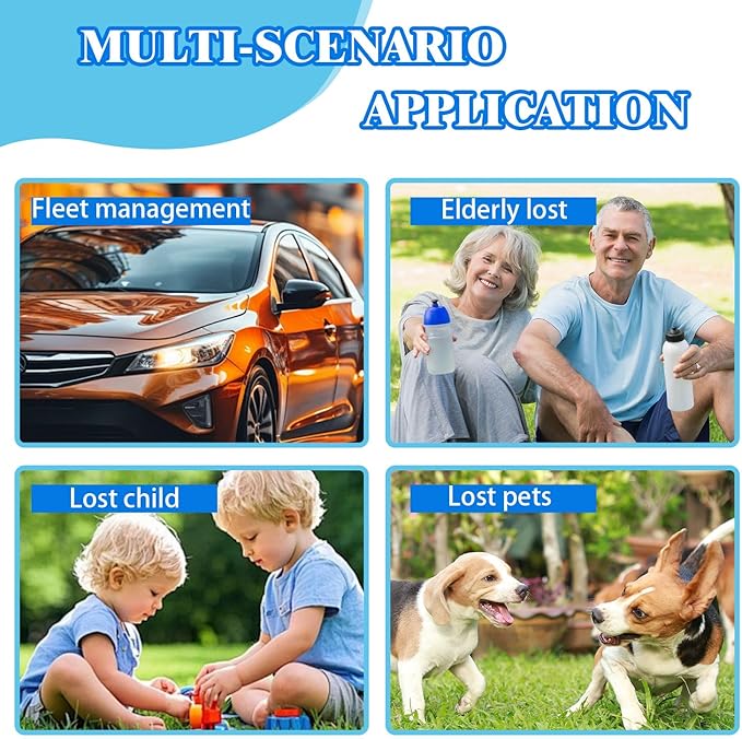 GPS Tracker for Vehicles,GPS Tracker Device for Vehicles No Subscription No Monthly Fee Portable Tracking GPS Tracker for Car Kids Dogs Trucks Magnetic GPS Tracking Device