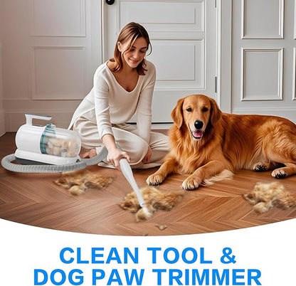 S7 High-Suction Dog Grooming Vacuum for Small & Medium Dogs, Compact Hair Collection System for Regular Trimming & Maintenance, Strong Suction, Low-Mess Indoor Grooming