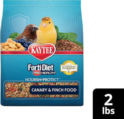 Kaytee Forti-Diet Pro Health Pet Canary & Finch Food, 2 lb