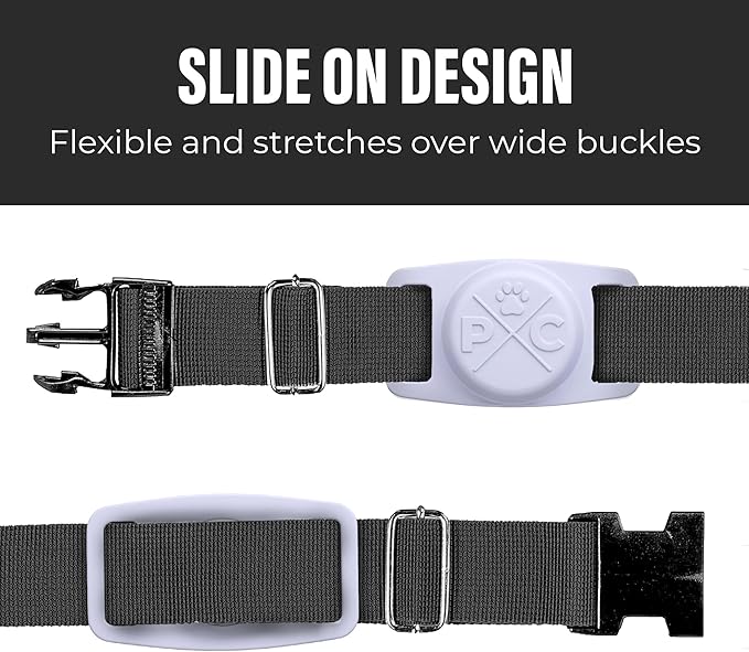 Durable, Lightweight AirTag Case for Dog Collar by Pup Culture