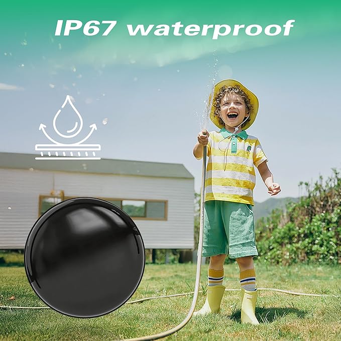 GPS Tracker for Vehicles.Mini Hidden Magnetic GPS Tracker for Vehicles - Full Global Coverage, No Subscription or SIM Card Required - Perfect for Cars, Assets, Pets, Kids, and Seniors!(Black Circle)