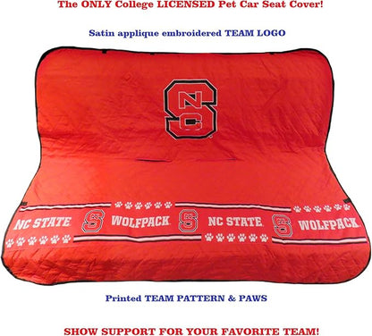 Pets First Collegiate North Carolina State Wolfpack Pet Car Seat Cover