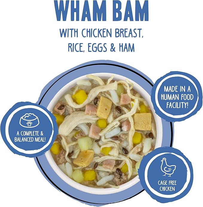 Weruva Best Fido Friend Fun Size Meals for Dogs, Wham Bam, 2.75oz Cup, Pack of 12