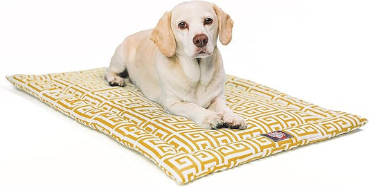 30" Towers Citrus Yellow Crate Dog Bed Mat By Majestic Pet Products