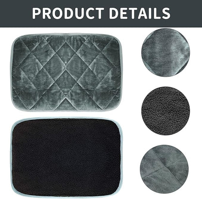 Self-Warming Cat Bed Indoor/Outdoor Super Soft Self Heating Pet Mat Washable Thermal Pad for Cat & Dog 35x23 inch