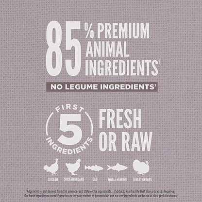 ORIJEN Amazing Grains High Protein Dry Dog Food Fit & Trim Recipe 4lb Bag