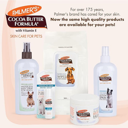 Palmer's for Pets Coconut Oil Refreshing Wipes for Puppies Puppy Wipe for Gentle Grooming, 100 Count