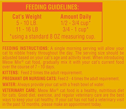 Meow Mix Original Choice Dry Cat Food, 6.3 Pound Bag (Pack of 2)
