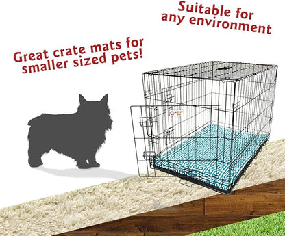 24" Towers Pacific Blue Crate Dog Bed Mat By Majestic Pet Products