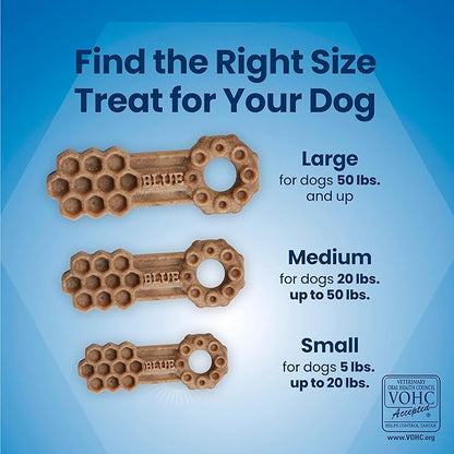 Blue Buffalo Dental Chews Medium Natural Dog Treats, Chicken & Spearmint 23-oz Bag (28 Count)