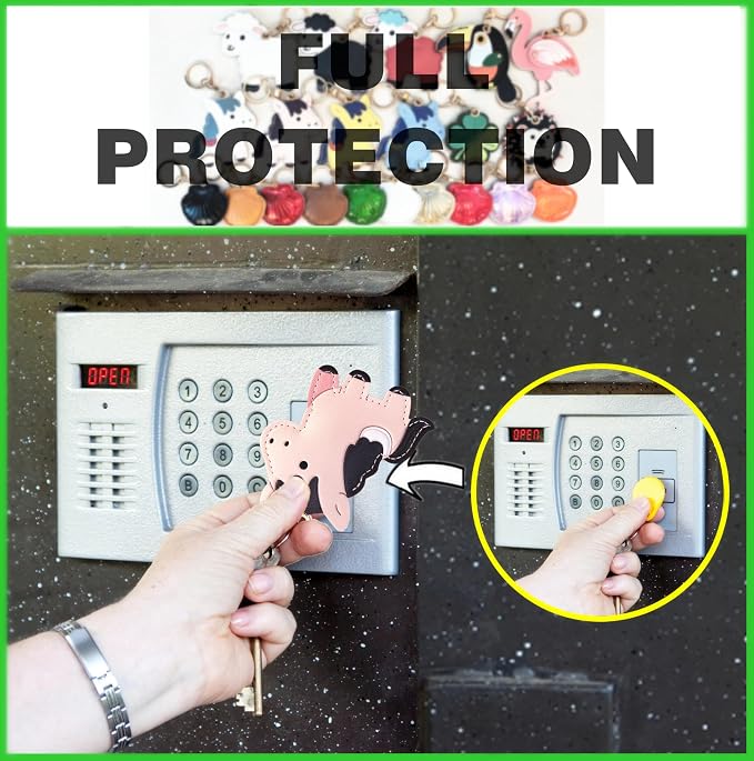 Leather Keychain Holder Case Compatible with AirTag,Cute Protective Cover with Keyring,Anti-Scratch Finder GPS Tracker Case for Wallet Keys,bag,pets,Backpack(Pink Horse)