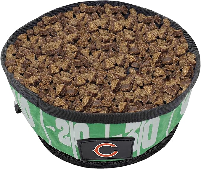 Pets First NFL Collapsible Pet Bowl