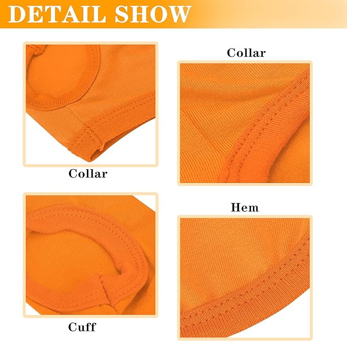 Cotton Dog Shirt with 'Little Miss Adorable' Corgi Head Print, Soft & Breathable Pet Apparel for Small, Medium, and Large Dogs, All-Season Sleeveless Vest, Cute and Comfortable Dog Outfit.Orange L