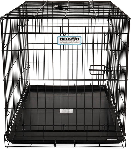 Precision Pet Products One Door Provalue Wire Dog Crate, 36 Inch, For Pets 50-70 lbs, With 5-Point Locking System