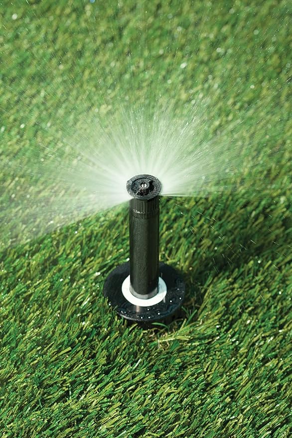 Rain Bird 1804HV15PR Pressure Regulating (PRS) High-Efficiency Professional Pop-Up Sprinkler, 0° - 360° Adjustable Pattern, 12' - 15' Spray Distance, 4" Pop-up Height