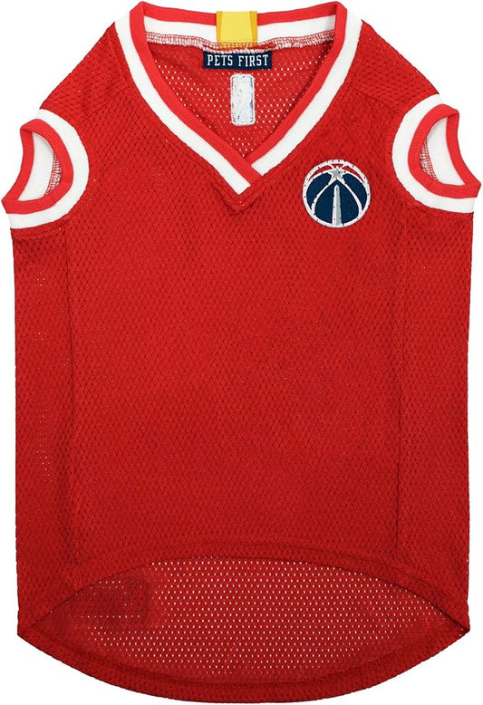 NBA Washington Wizards Dog Jersey, Medium - Tank Top Basketball Pet Jersey (Pack of 4)
