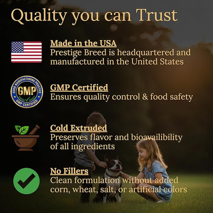 Boston Terrier Multivitamins, 90 Count, Made in the USA with Real Bacon