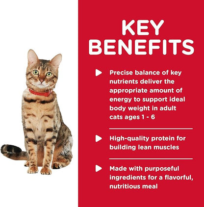 Hill's Science Diet Adult 1-6 Healthy Cuisine Wet Cat Food, Poached Salmon & Spinach Stew, 2.8 oz. Cans, 24-Pack