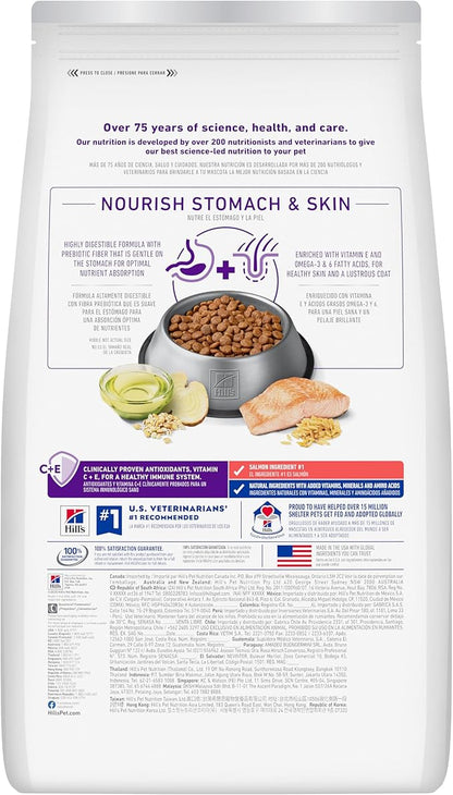 Hill's Science Diet Adult Sensitive Stomach & Sensitive Skin Dry Dog Food, Salmon, 12 lb. Bag
