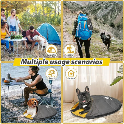 GEERTOP Lightweight Dog Sleeping Bag Portable Cozy Durable Machine Washable Pet Bed for Camping, Hiking Travel