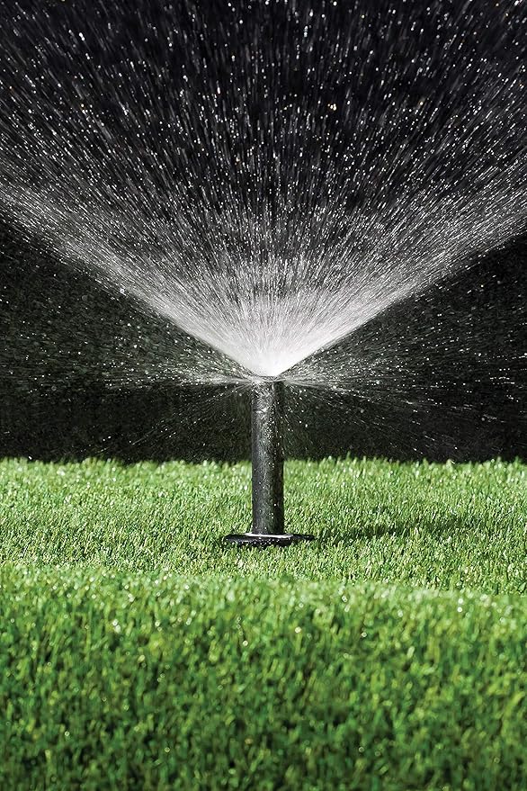Rain Bird 1803DSFPRS Pressure Regulating (PRS) Professional Dual Spray Pop-Up Sprinkler, 360° Full Circle Pattern, 8' - 15' Spray Distance, 3" Pop-up Height