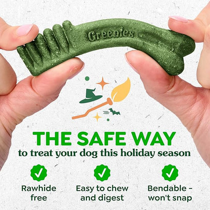 Greenies Veterinarian-Recommended, Limited-Edition Natural Dental Dog Treats Regular Size, Pumpkin Spice Flavor, 12 oz. Pack, 12 Count