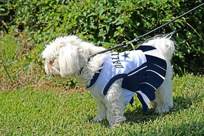 Pets First Dallas Cowboys NFL Cheerleader Dress For Dogs - Size X-Small