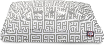 Grey Towers Small Rectangle Indoor Outdoor Pet Dog Bed With Removable Washable Cover By Majestic Pet Products