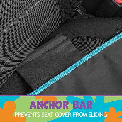 Scooby Doo Dog Car Seat Cover for Front Seat – Dog Seat Protector with Storage Pocket, Heavy Duty Oxford Fabric with Non-Slip Stitching, Interior Covers for Auto Truck Van SUV