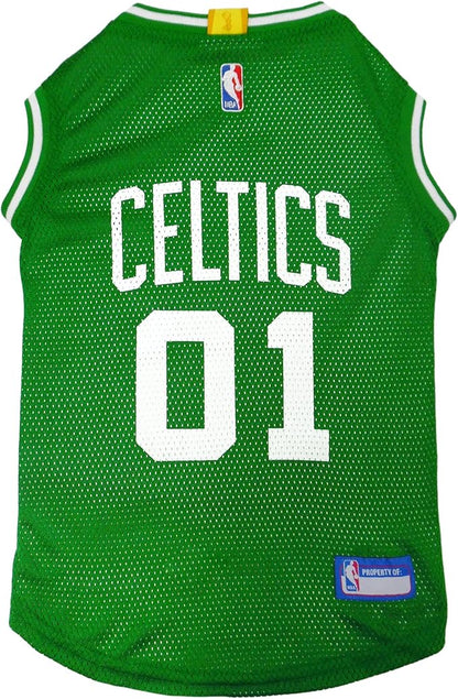 Pets First NBA BOSTON CELTICS DOG Jersey, Medium - Tank Top Basketball Pet Jersey