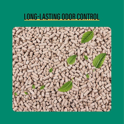 COCOYO Cat Litter Pellets, Zeolite, Long-Lasting Odor Control Non-climping, 21 Lbs Pack