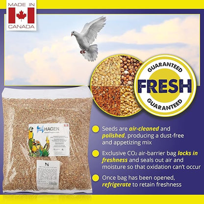 Hagen Pigeon & Dove Seed Mix with White Millet Bird Seed – Complete Bird Food for Pigeons & Doves – Premium Dust-Free Seed Blend with Vitamins & Minerals