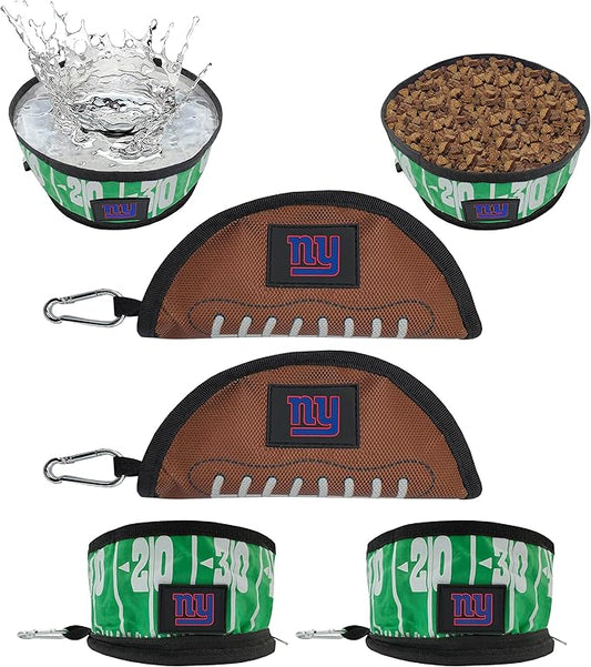 Pets First NFL Collapsible Pet Bowl
