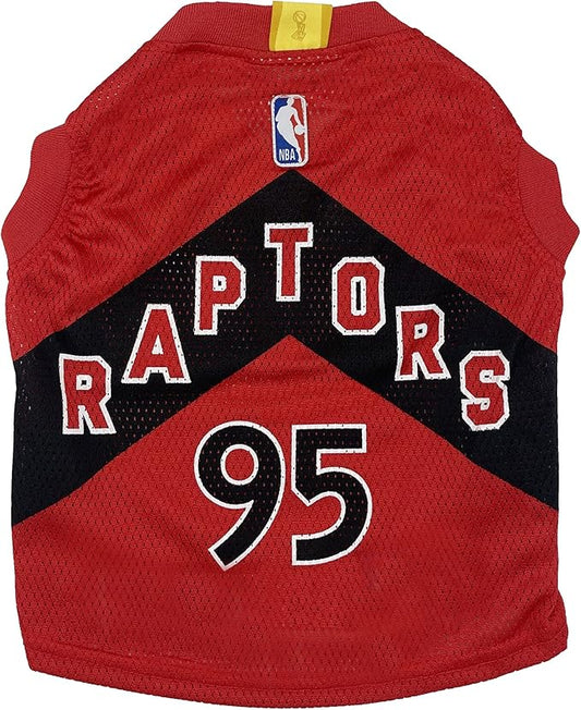 Pets First NBA Toronto Raptors Dog Jersey, Medium - Tank Top Basketball Pet Jersey