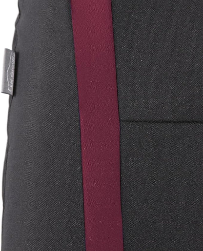 FH Group Car Seat Covers Rear Set Cloth - Car Seat Covers with Removable Headrest,Universal Fit,Automotive SeatCovers,Washable Car SeatCover for SUV,Sedan,Van Burgundy