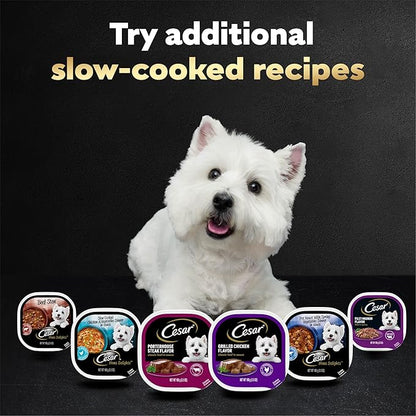 Cesar Home Delights & Classic Loaf in Sauce Adult Wet Dog Food,Variety Pack,Wet Food for Dogs,3.5 oz Tray,36 Count (Pack of 2)