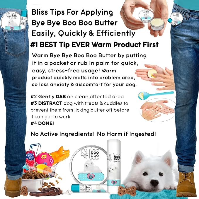The Blissful Dog 8 oz TIN American Eskimo Booboo Butter