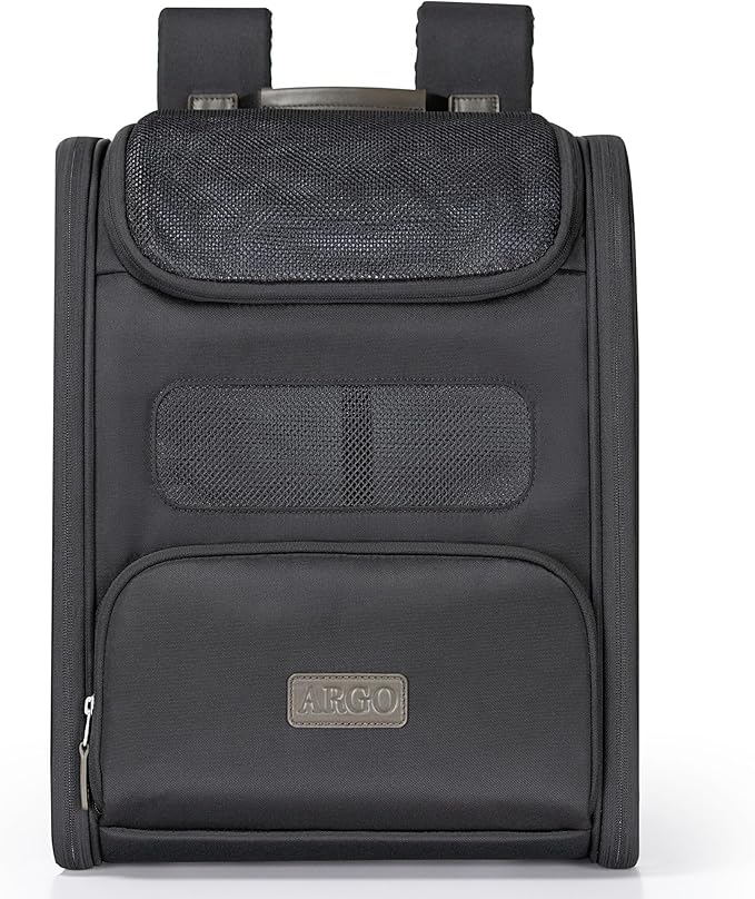 Traveler's Choice Argo Tails of The Trail Pet Backpack Carrier, Black