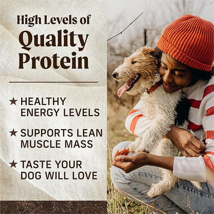 Merrick Premium Grain Free Dry Adult Dog Food, Wholesome And Natural Kibble With Beef, Bison And Sweet Potato - 22.0 lb. Bag