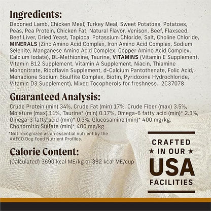 Merrick Backcountry Grain Free Dry Adult Dog Food, Kibble with Freeze Dried Raw Pieces, Big Game Recipe - 20.0 lb. Bag