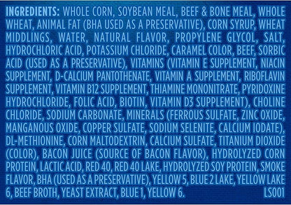Kibbles 'n Bits Dry Dog Food, Savory Bacon & Steak Flavor for Adult Dogs 16 lb. Bag