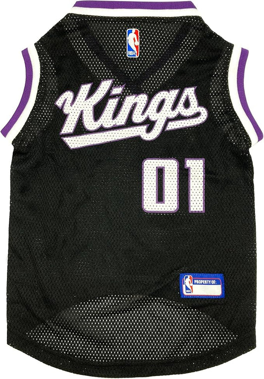 Pets First NBA Sacramento Kings Mesh Dog Jersey, Medium