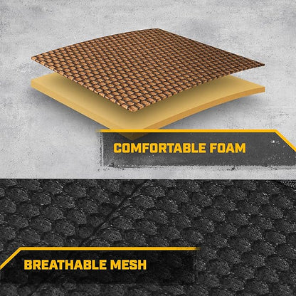 Cat® MeshFlex Automotive Seat Covers for Cars Trucks and SUVs (Set of 2) – Beige Car Seat Covers for Front Seats, Truck Seat Protectors with Comfortable Mesh Back, Auto Interior Covers