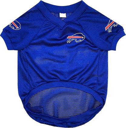 Pets First NFL Buffalo Bills Raglan Jersey Bills Mafia - Size X-Small. Cutest Football Jersey for Dogs & Cats