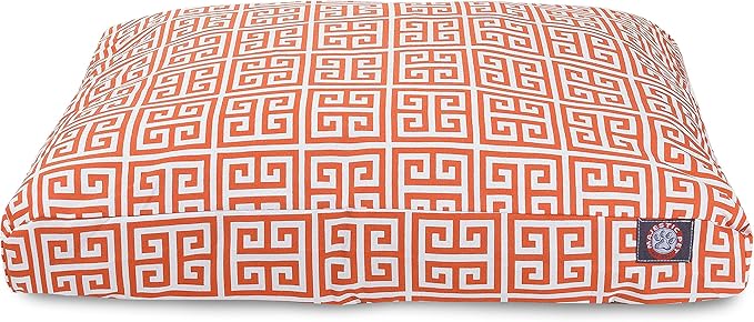 Majestic Pet Towers Rectangle Pet Bed - Orange - X-Large