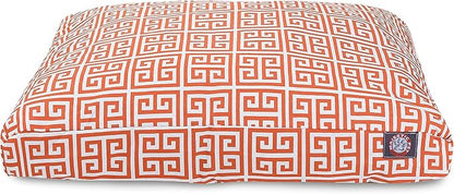 Majestic Pet Towers Rectangle Pet Bed - Orange - X-Large