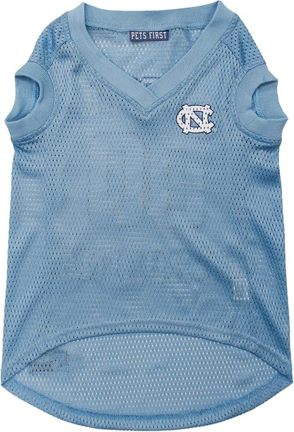 Pets First NCAA North Carolina Tar Heels Basketball Jersey for Dogs & Cats, Medium - Licensed North Carolina Tar Heels Pet Tank Jersey (UNC-4020-MD)